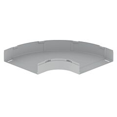 66 curva plana de 90° gris ral7035 100x400 u23x