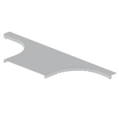 66 tapa derivación t gris ral7035 300 u23x
