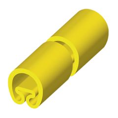 18 manguito precortado amarillo ø5x18 pvc plastificado
