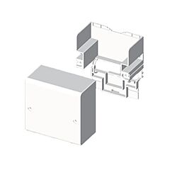 78 caja conexión y derivación blanco ral9010 95x130 u24x