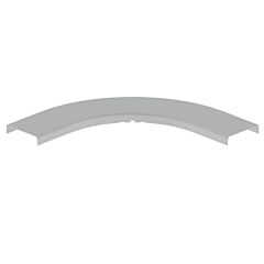 66 tapa curva plana de 90° gris ral7035 75 u23x