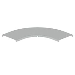 66 tapa curva plana de 90° gris ral7035 150 u23x