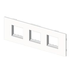 73 placa 3 mec. simon 27 blanco ral9010 u24x