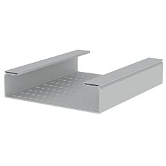 66 bandeja perforada gris ral7035 100x400 u23x