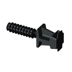 Taco presión distanciador u63x diámetro 8mm poliamida 6 negro
