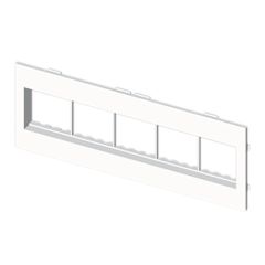 73 placa 5 mec. simon 27 blanco ral9010 u24x