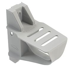 60 soporte horizontal aislante gris ral7035 100 u48x