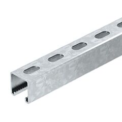 Perfil ms4141p3000fs,perfor., ancho de ranura 22mm
