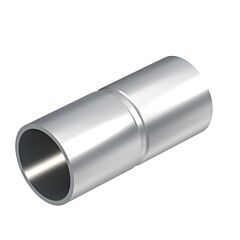 Manguito de unión en aluminio sv25w alu,sin rosca