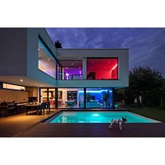 Tira led rollo 50m 18w 230v rgb ip67