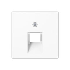 Placa central telef. a blanco alpino
