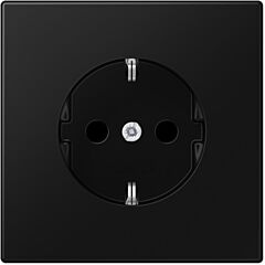 Enchufe schuko® prot. ls negro mate 