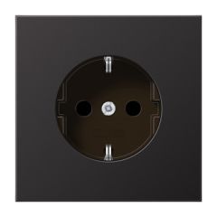 Enchufe schuko® prot. contacto ls dark