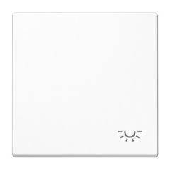 Tecla c/simb. luz ls blanco alpino