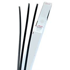 Tubo termoretractil pared delgada sin adhesivo sr1f 19,1-9,5 gris en tiras de 1m (caja 10 tiras)