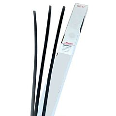 Tubo termoretractil pared delgada sin adhesivo sr1f 4,8-2,4 negro en tiras de 1m (caja 10 tiras)
