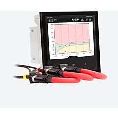 Analizador de redes panel con registro de eventos de calidad y transitorios según clase a (iec 61000-4-30 ed.2)