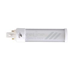 Lámp. tipo "cfl-pl" elip. de 9w g24 blanco frío