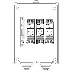 Caja general de protección cgpc-160/9-buc-e-dc
