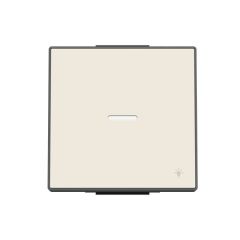 Tecla pulsador luz c/visor bl