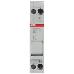 Base portafusible e91hn/32 32a 1p+n