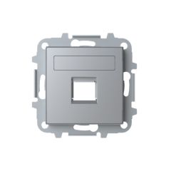 Tapa 1 conector con persiana pl