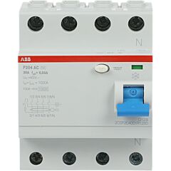 Int.dif.f204ac-25/0,03 4p 25a ac 30ma