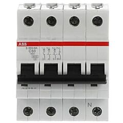 Int.aut. s203-c50na 3p+n 50a c 10ka