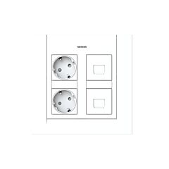 Kit caja de 2 columnas completa empotrar