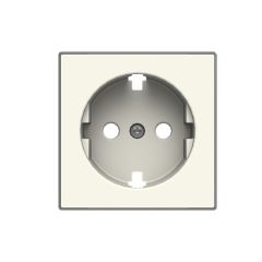 Tapa base enchufe schuko plano bl