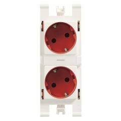 B. enchufe schuko doble rj