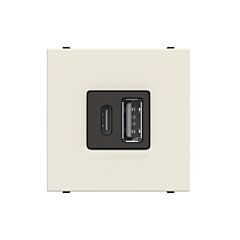 Cargador usb tipo a+c 18w 230v 2m bl