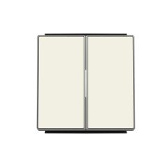 Tecla doble interruptor-conmutador bl