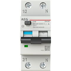 Int. mag. dif. dn100 1p+n 40a c 30ma a