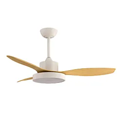 Ventilador de techo con luz LED Nilo Madera