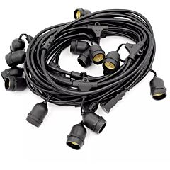 Guirnalda waterproof ip65 e27 para exteriores