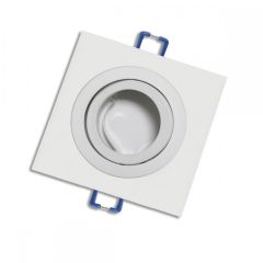 Aro empotrable basculante sq92 blanco