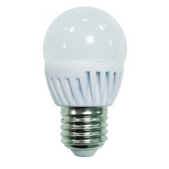 Lámpara esférica led 9w e27 50k