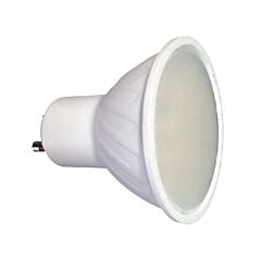 Gu10 led smd termoplástico 5w 3000k