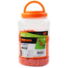 Juego taco nyl-ii 6x30 collar (bidón 2000u)