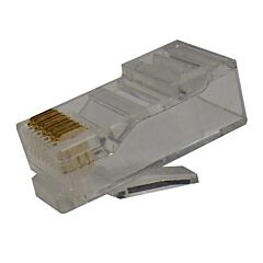 Conector rj45 cat. 6 utp macho para cable flexible
