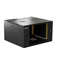 Armario rack mural openetics 6 u alto 310x540x400 mm, (puerta delantera de cristal templado), modelo unirack