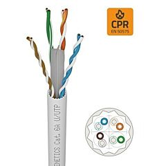 Cable cat. 6a u/utp rígido lszh dca s2,d2,a1 en bobinas de 500m