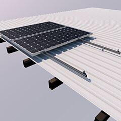01.1v2 soporte coplanar fijación a correa metálica, cubierta chapa