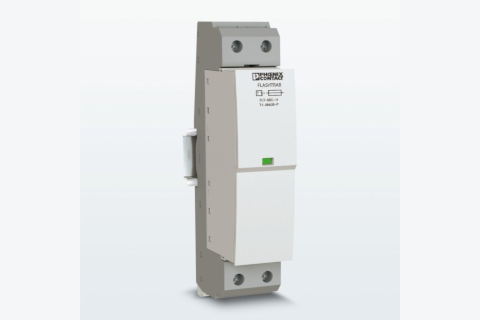 Protección contra sobretensiones para fuentes de alimentación con fusible previo integrado de Phoenix Contact