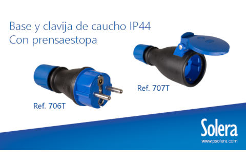 Descubre la nueva gama de bases y clavijas de Solera