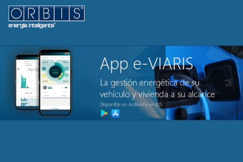 Nueva APP e-Viaris de ORBIS para cargadores de vehículo eléctrico