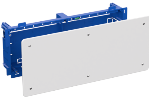5540GW, la caja de conexión de Solera para empotrar en tabique hueco
