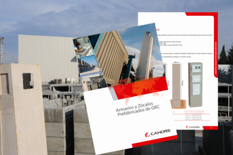Cahors lanza su nuevo catálogo de armarios y peanas de hormigón