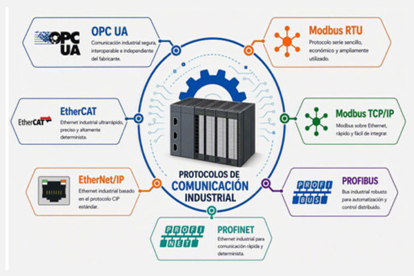Protocolos de comunicaci&oacute;n industrial